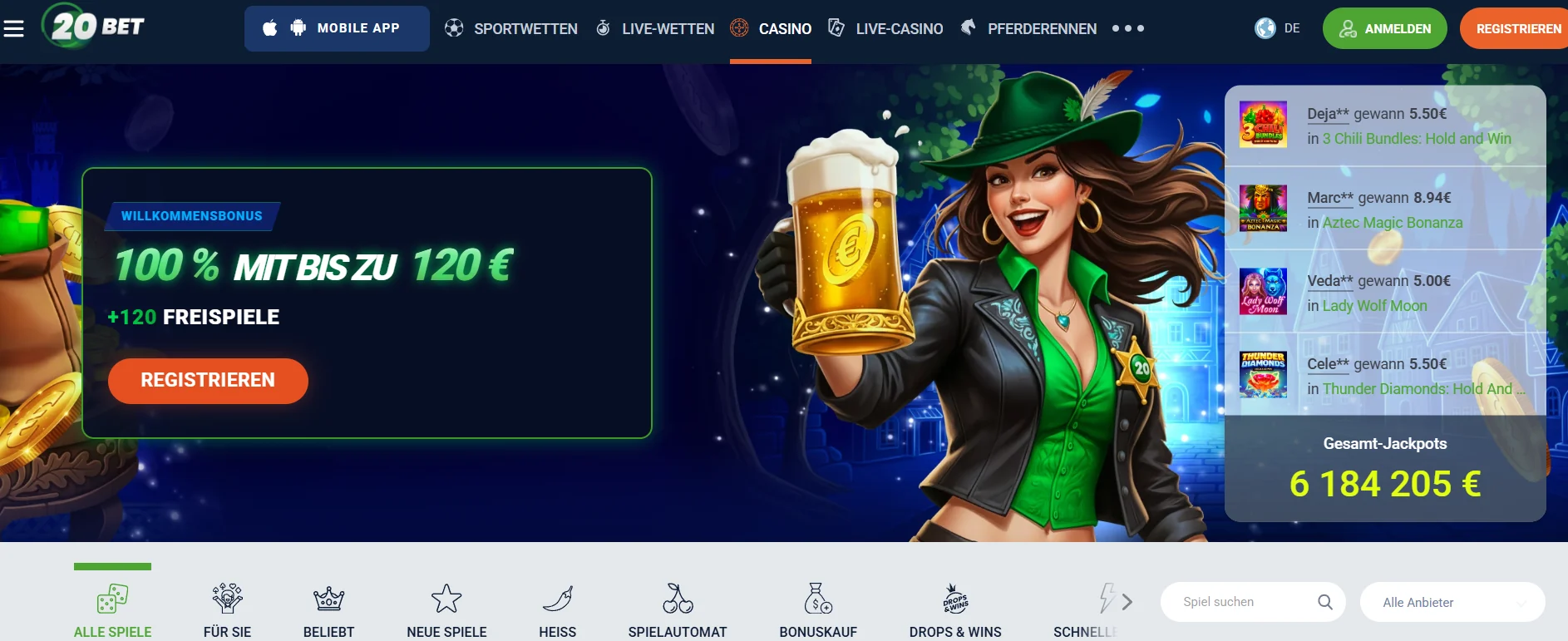 Casino Online Österreich 20Bet Casino
