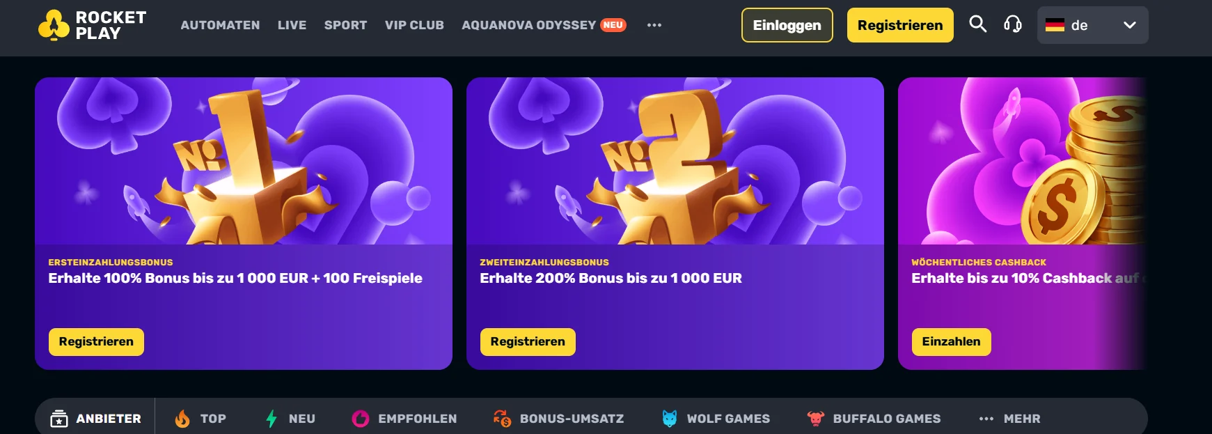 seriöse Online Casinos Österreich RocketPlay Casino